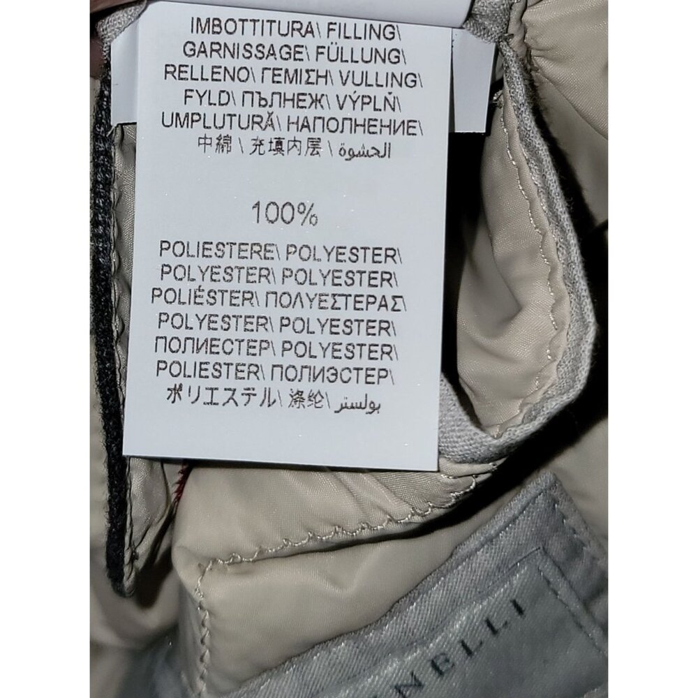 Brunello Cucinelli plaid-check padded jacket - Men's Size 50 - Made in Italy - Picture 13 of 16